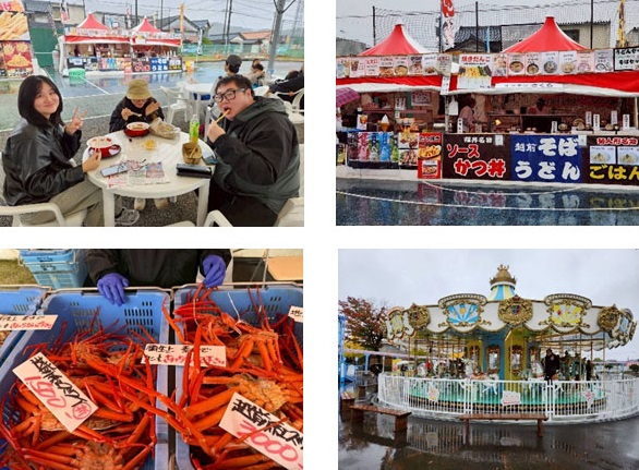 フードコートにて