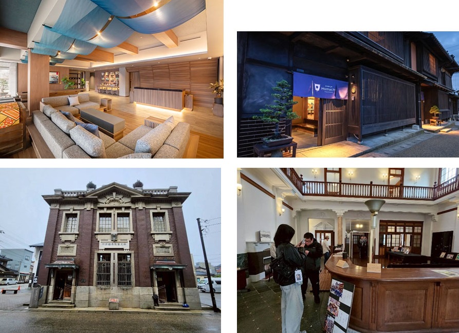 伝統と現代が調和した三國湊の街並み